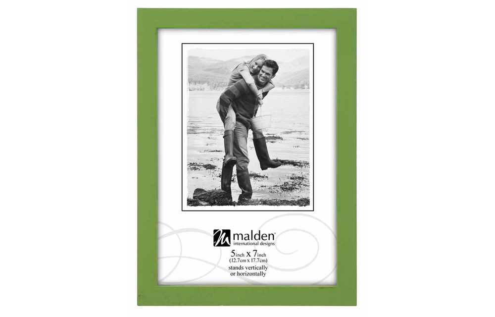 Malden 5x7 hardwood CONCEPTS Picture Frame, Green