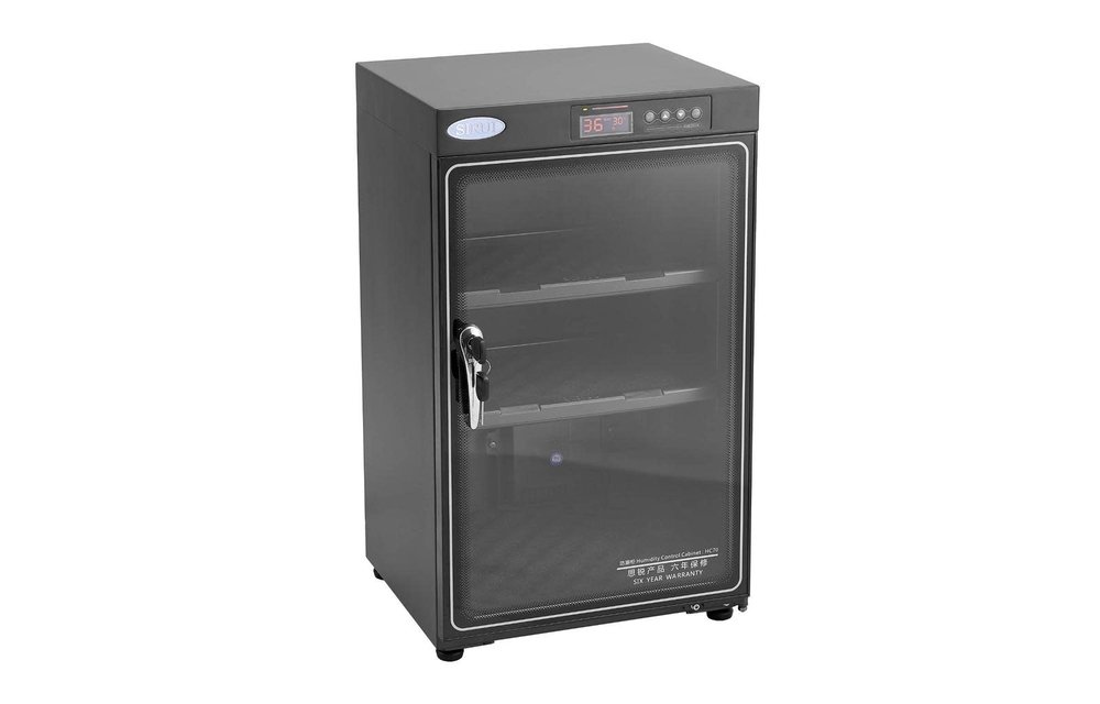 Sirui HC70 70L Capacity Humidity Control Cabinet with Locking Glass Door