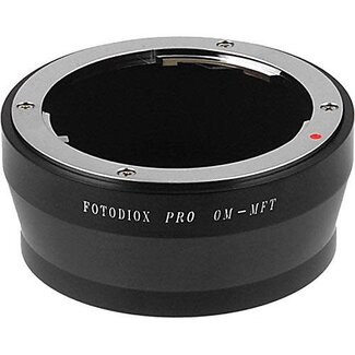 Fotodiox Fotodiox Pro Lens Mount Adapter - Olympus Zuiko (OM) 35mm SLR Lens to Micro Four Thirds (MFT, M4/3) Mount Mirrorless Camera Body