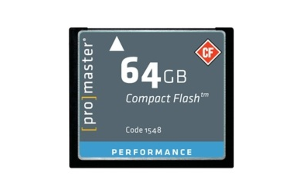 Promaster Memory Card Performance 64GB CF (500X)
