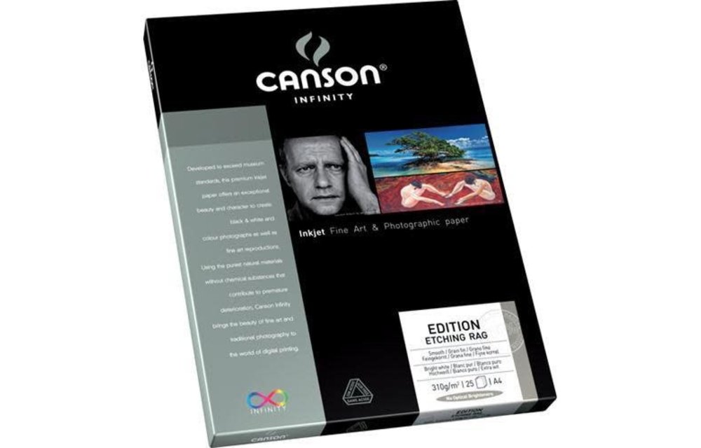 Canson Infinity Edition Etching Rag 310gsm 11x7 25sht