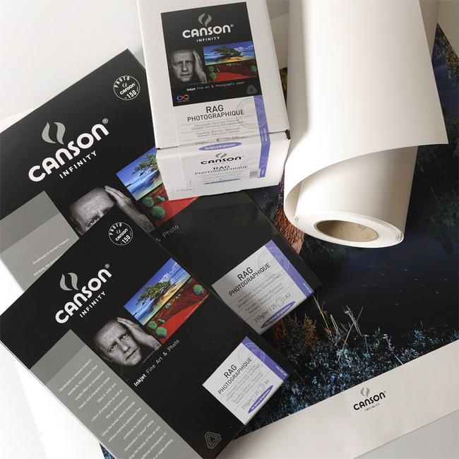 Canson Infinity Rag Photographique 210gsm - 8.5”x11” - 25 Sheets