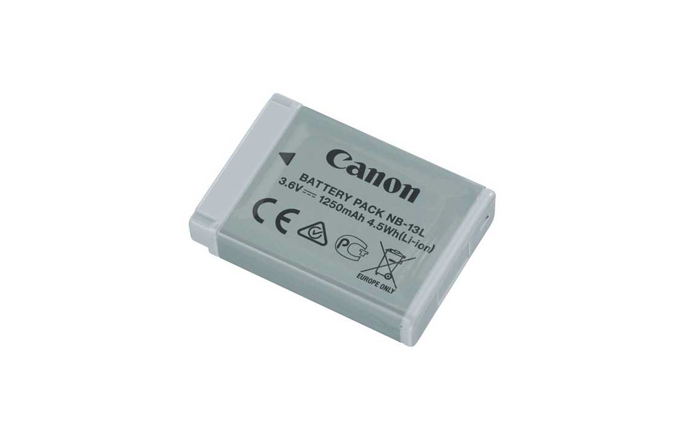 Canon battery NB-13L (uses CB-2LH charger) for G7X
