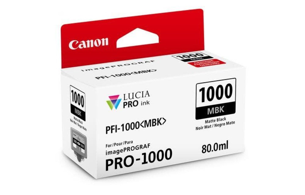 Canon Ink PFI-1000 MATTE BLACK 80ML for imagePROGRAPH PRO 1000