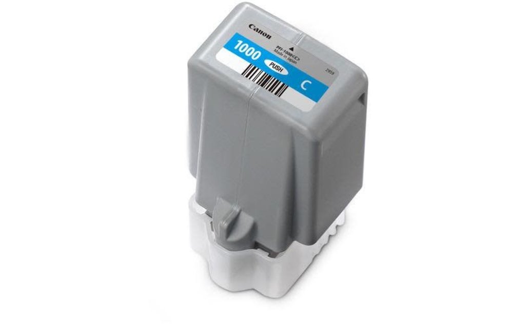 Canon Ink PFI-1000 CYAN 80ML for imagePROGRAPH PRO 1000