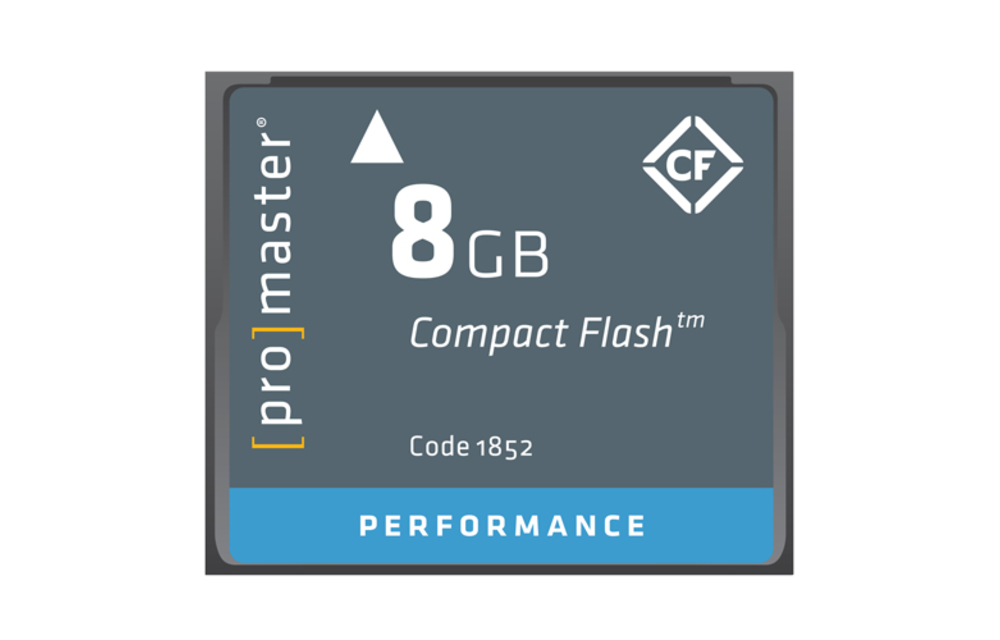 Promaster Memory Card Performance 8GB CF (500X)