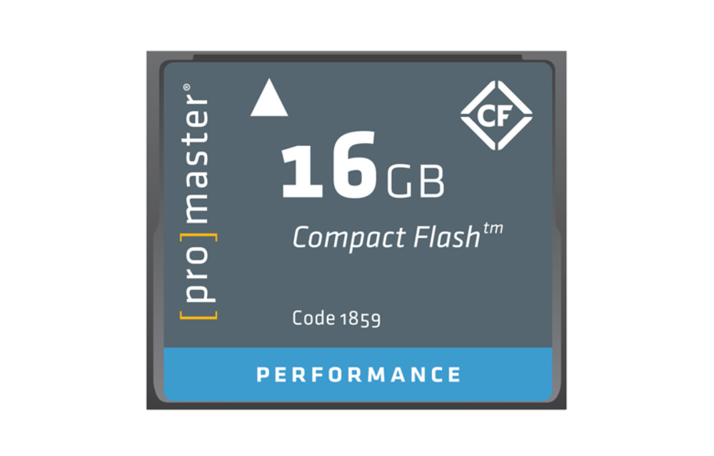 Promaster Memory Card Performance 16GB CF (500X)