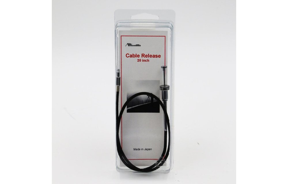 Cable Release Cloth with Disc Lock - 20" Black