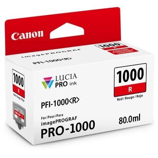 Canon Canon Ink PFI-1000 RED 80ML for imagePROGRAF PRO 1000