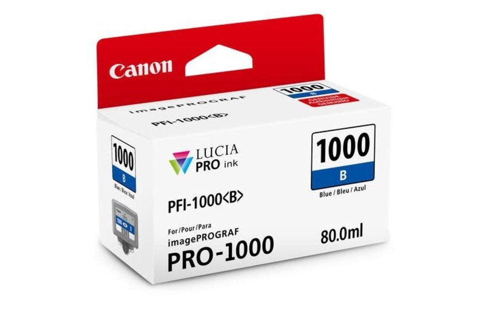 Canon Ink PFI-1000 BLUE 80ML for imagePROGRAPH PRO 1000