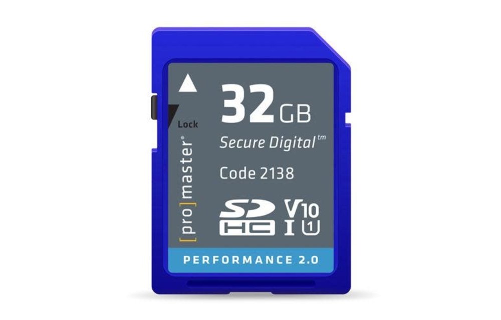 Promaster Memory Card Performance SDHC-32GB 2.0