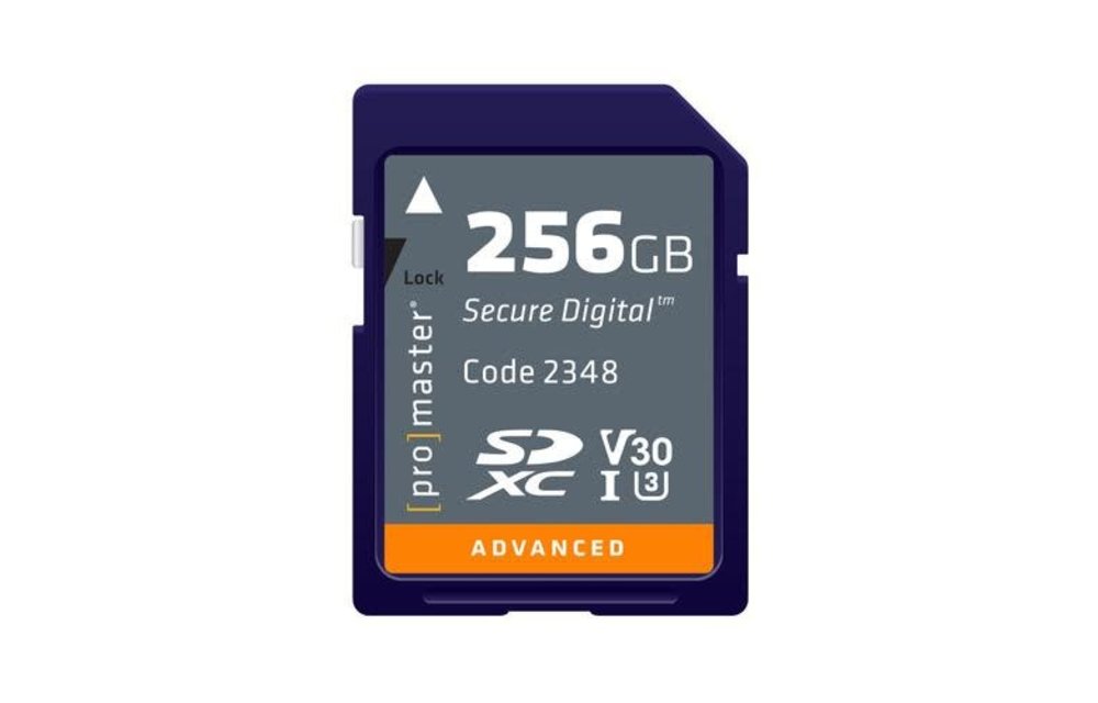 Promaster Memory Card Advanced SDXC Card -256GB UHS-I