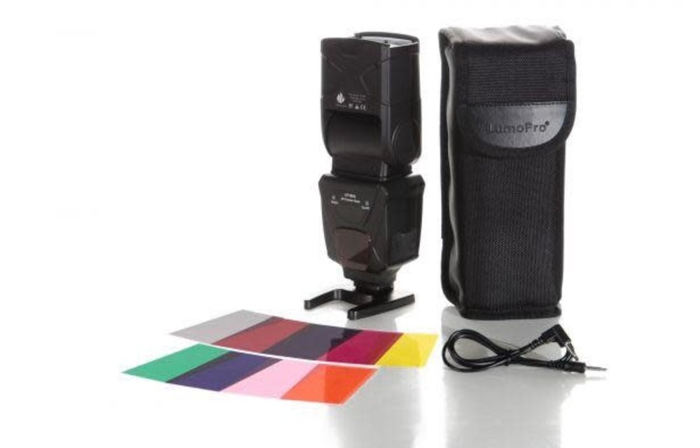 *LumoPro Sample Pack 9 Color gel effects for the LP180 (blue,red,magenta,orange,gray,peach,green,yellow,pink)