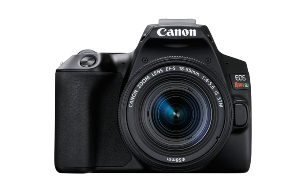 Canon EOS Rebel SL3 DSLR w/ EF-S 18-55 f/4-5.6 IS STM lens - Black