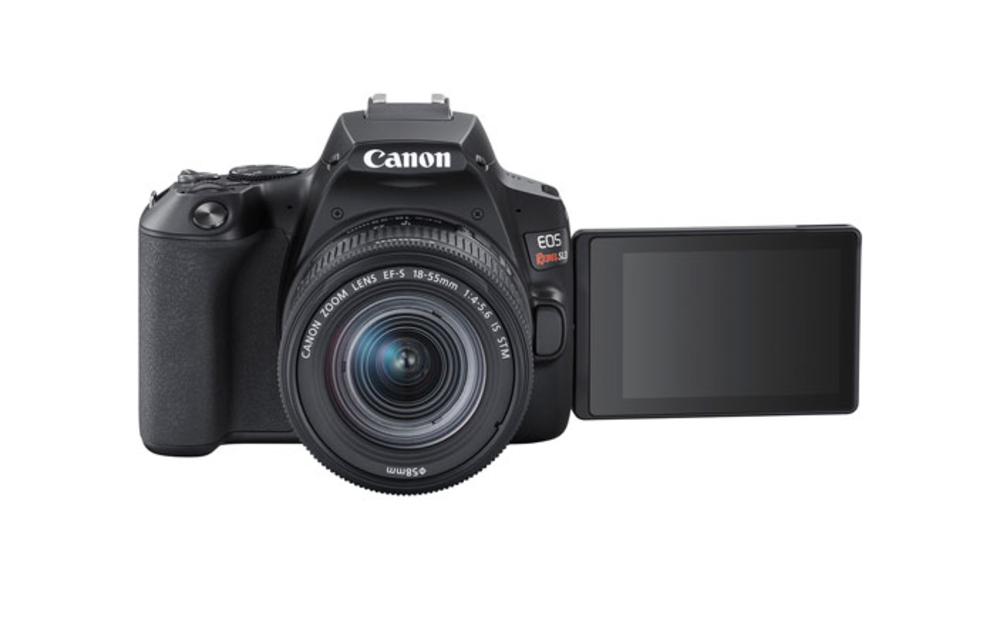 Canon EOS Rebel SL3 DSLR w/ EF-S 18-55 f/4-5.6 IS STM lens - Black