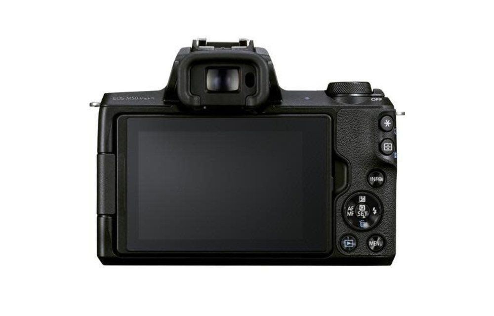 Canon EOS M50 II w/ EF-M 15-45 Lens, Black