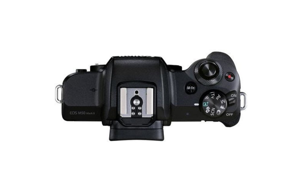 Canon EOS M50 II w/ EF-M 15-45 Lens, Black