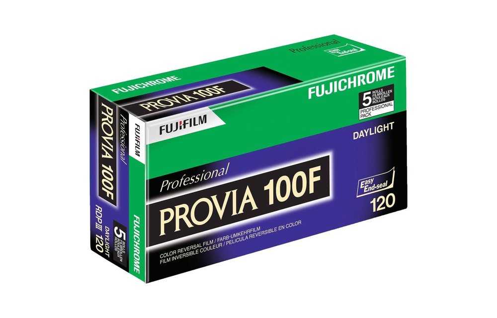 Fuji Provia 100F 120 Slide Film - Single Roll
