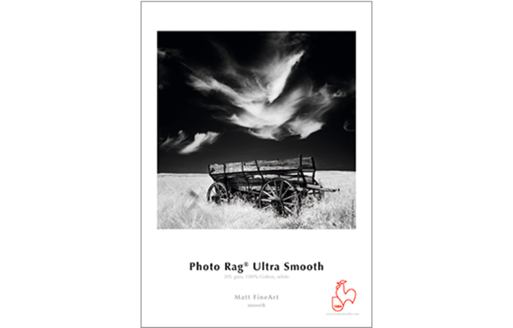 Hahnemühle Photo Rag Ultra Smooth Paper - 11x17 - 25 Sheets - 305gsm