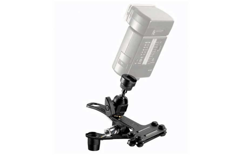 *Manfrotto 175F Spring Clamp w/Flash Shoe