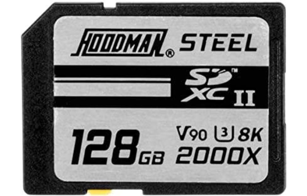 Hoodman Memory Card 128GB RAW/STEEL UHS-II