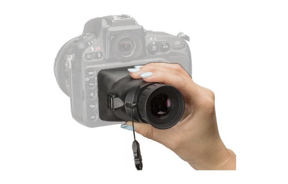 Hoodman HoodLoupe Optics & 3.2” Base