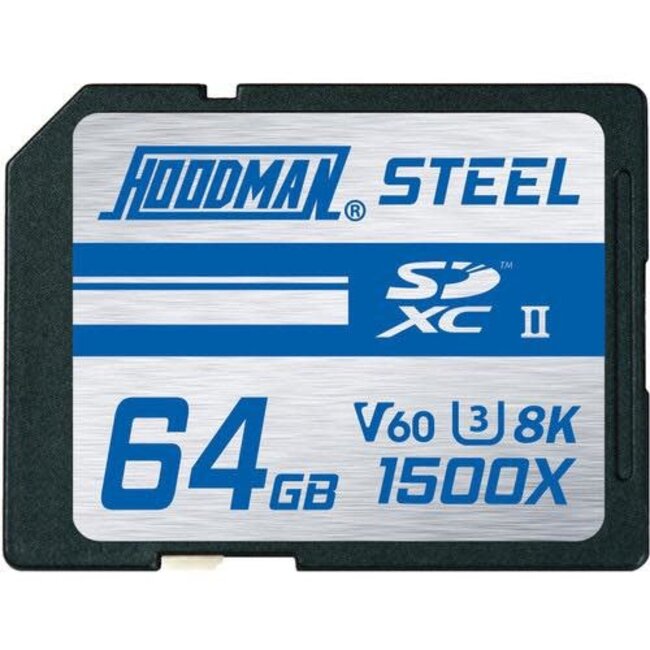 Hoodman STEEL 1500X V60 UHS-II SD Card - 64GB