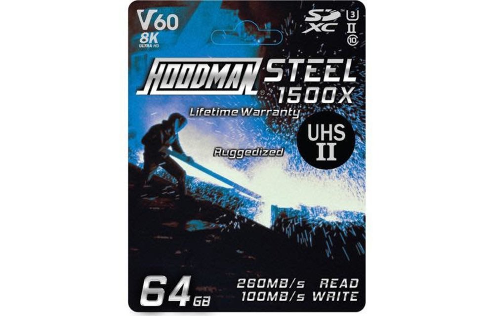 Hoodman STEEL 1500X V60 UHS-II SD Card - 64GB