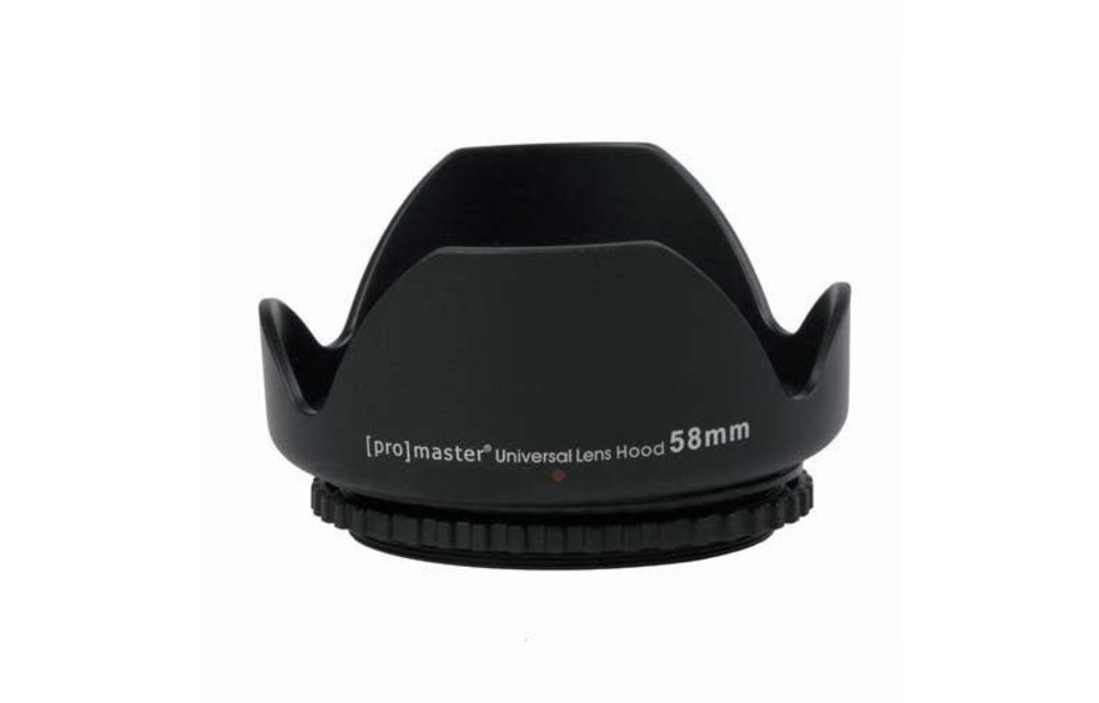 Promaster Universal Lens Hood 58MM