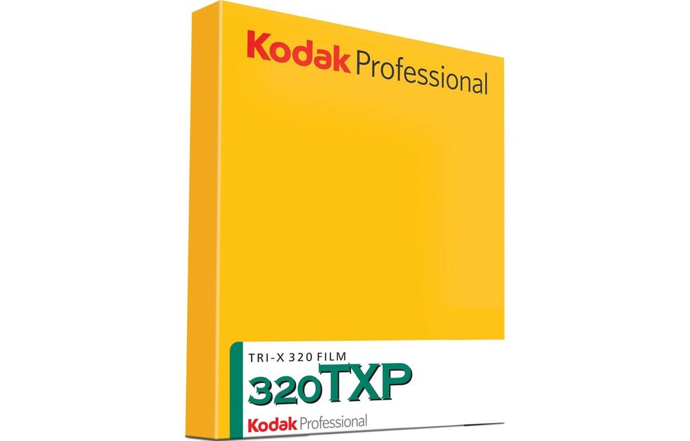 Kodak Tri-X 320 TXP 4x5 B&W Film - 50 Sheets