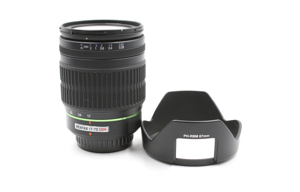 Preowned Pentax 17-70 f/4 zoom VG w hood
