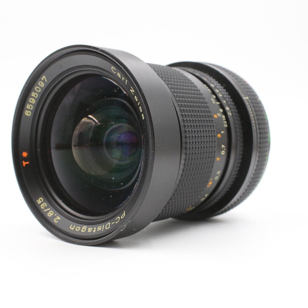コンタックス Carl Zeiss Distagon 35mm F2.8 - レンズ(単焦点)