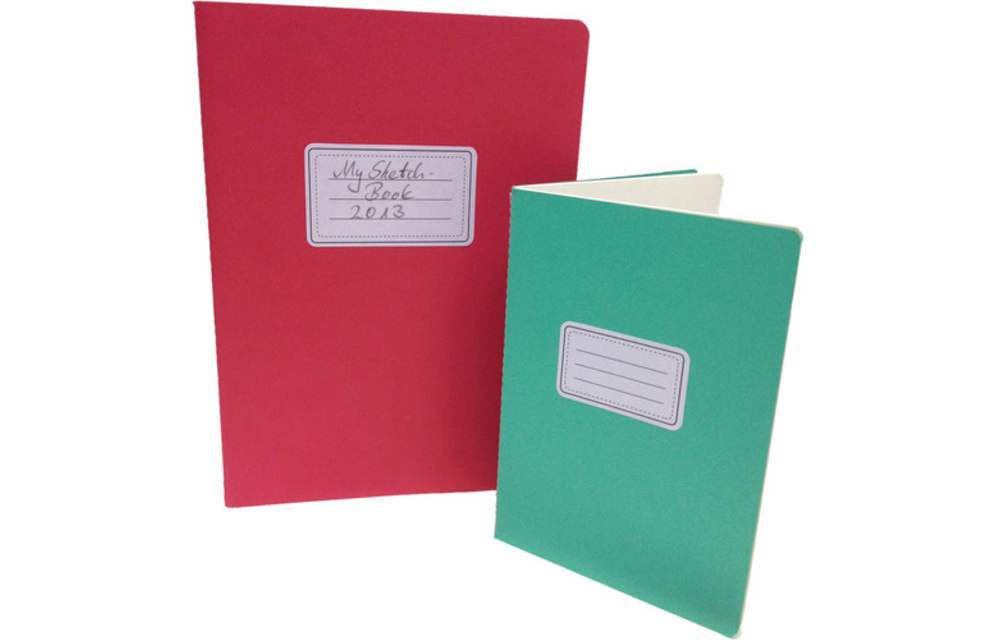 Hahnemuhle Blue/Green stitch-bound booklet (2pk) - 5.83x4.13 -125gsm