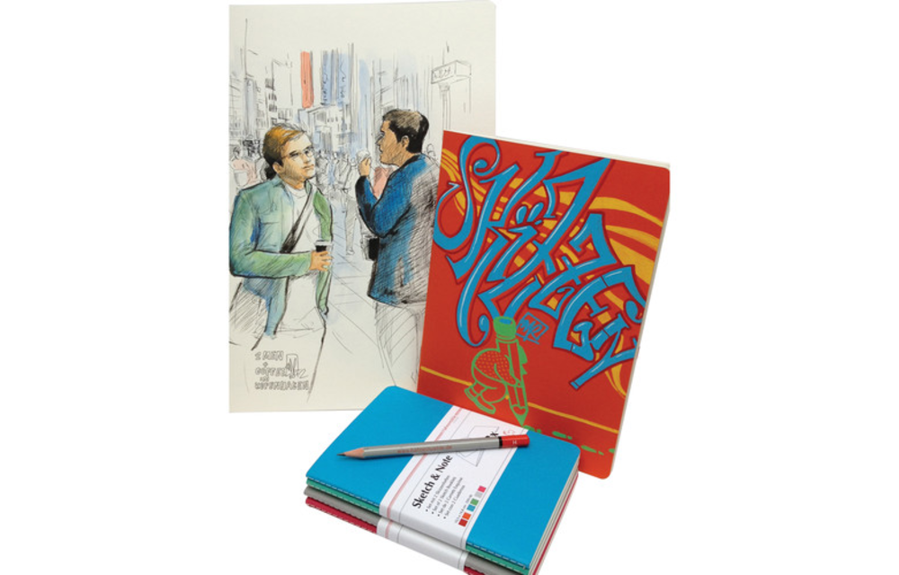 Hahnemuhle Blue/Green stitch-bound booklet (2pk) 11.69" 8.27" 20 sheets per booklet 125gsm