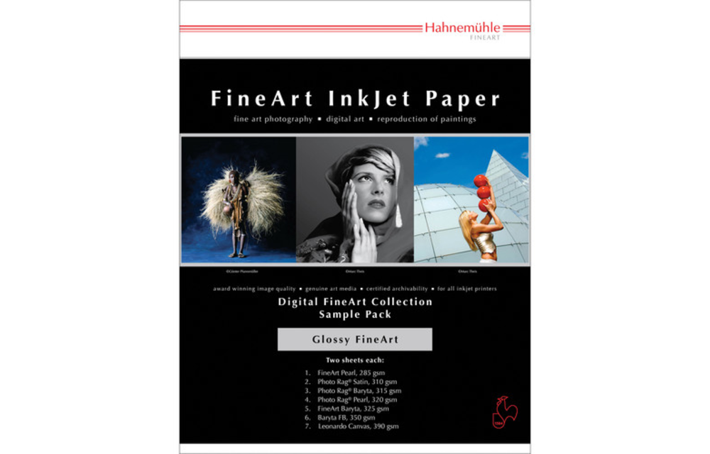 Hahnemühle Glossy Fine Art Paper Sample Pack - 8.5x11