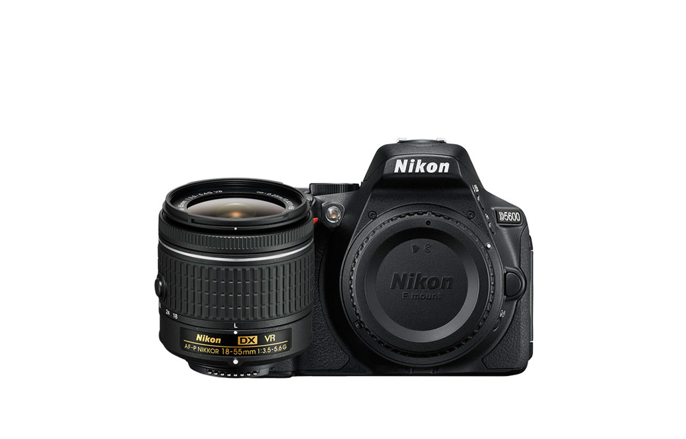 Nikon D5600 DX-format Digital SLR Body (Black) w/ AF-P DX NIKKOR 18-55mm f/3.5-5.6G VR