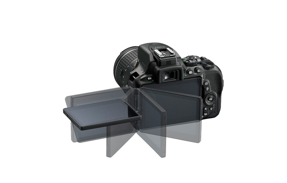 Nikon D5600 DX-format Digital SLR Body (Black) w/ AF-P DX NIKKOR 18-55mm f/3.5-5.6G VR