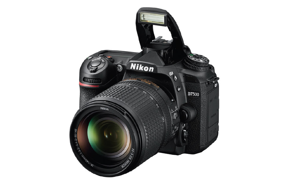 Nikon D7500 DX-format Digital SLR w/ 18-140mm VR Lens (Black)
