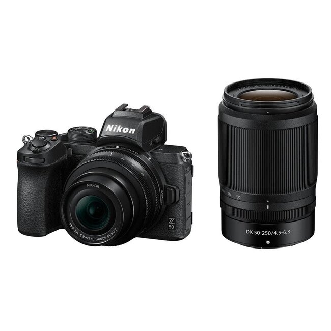 Nikon Nikon Z  DX format Mirrorless Z series Camera Body w/ NIKKOR Z DX  mm f..3 VR & NIKKOR Z DX mm f.5  6.3 VR