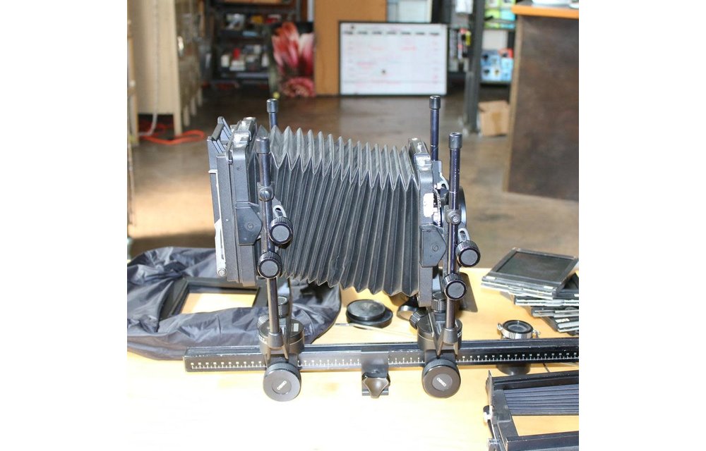 Preowned Cambo 4X5 with 2 lenses and more…AS IS