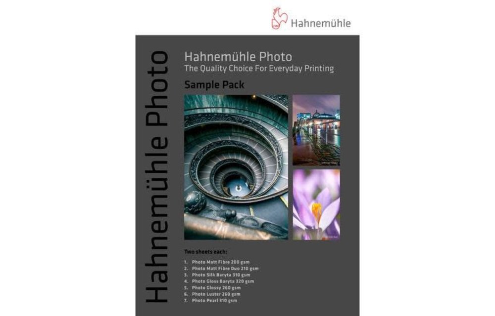 Hahnemühle Photo Paper Sample Pack - 13”x19” (A3+)
