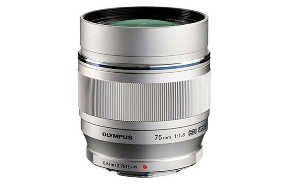 Olympus M.Zuiko 75mm /f1.8 Lens - Silver