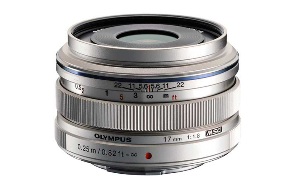 Olympus M.Zuiko 17mm f1.8 Lens - Silver