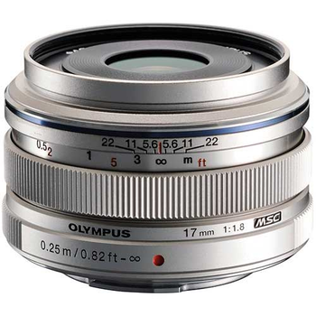 Olympus Olympus M.Zuiko 17mm f1.8 Lens - Silver