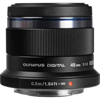 OM SYSTEM | Olympus Olympus M.Zuiko 45mm f/1.8 Lens - Black