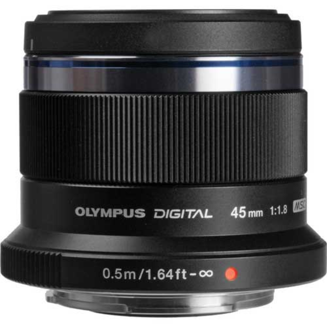 Olympus M.Zuiko 45mm f/1.8 Lens - Black