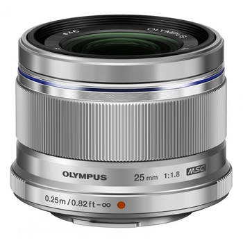 Olympus Olympus M.Zuiko 25mm f1.8 Lens - Silver