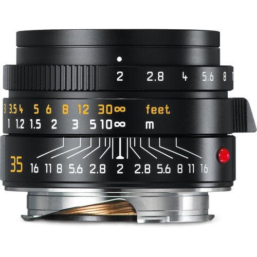 LEICA SUMMICRON-M 35mm f/2 ASPH (black anondized) (E39 LEICA SUMMICRON-M 35mm f/2 ASPH (black anondized) (E39