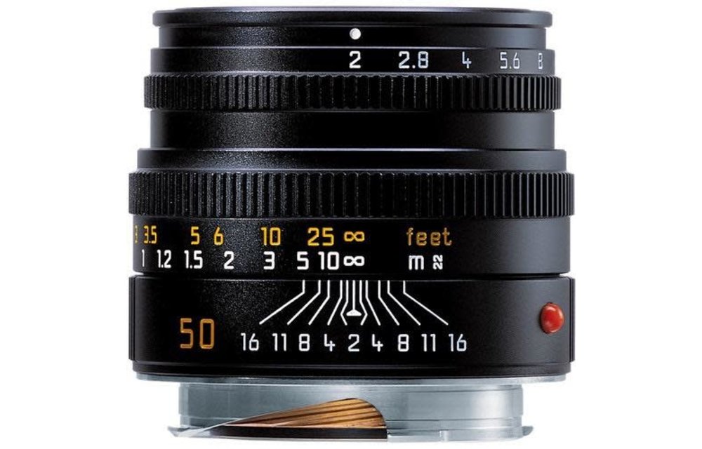 LEICA SUMMICRON-M 50MM f/2 (black anondized) (E39)