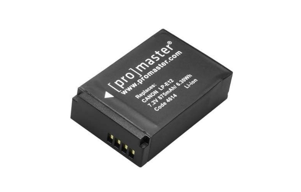 Promaster Canon battery LP-E12 (uses LC-E12) for EOS M/SL1